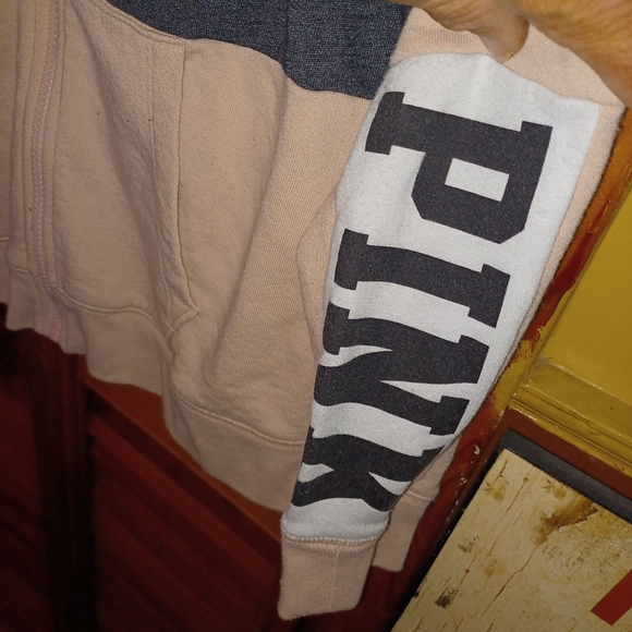 Pink by Victoria Secret Long Sleeve Zipup Jacket Size M - Picture 3 of 5